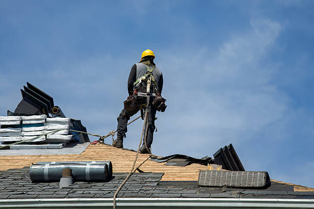 Professional Gutter Installation technician working in Notre Dame, IN